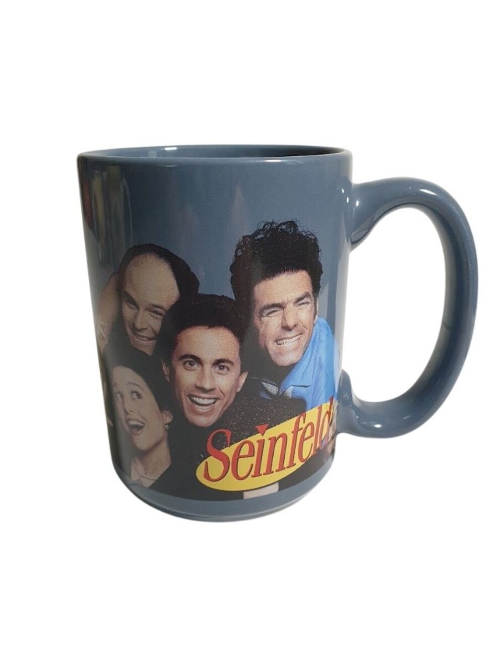 Seinfeld Mug Yada Yada Yada Blue Ceramic Coffee Cup Zak 4.75" Inch Nostalgia TV